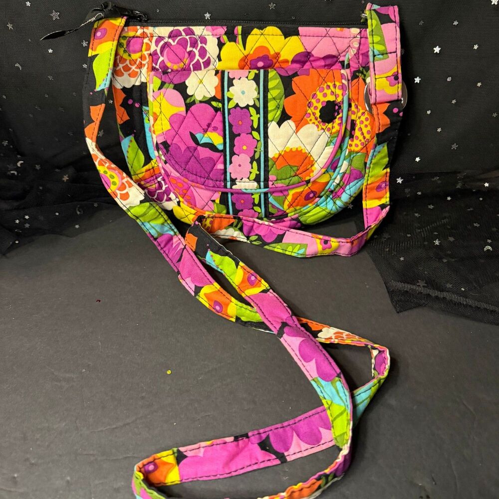 Vera Bradley Lizzy Crossbody Bag Va Va Bloom Retired 2012